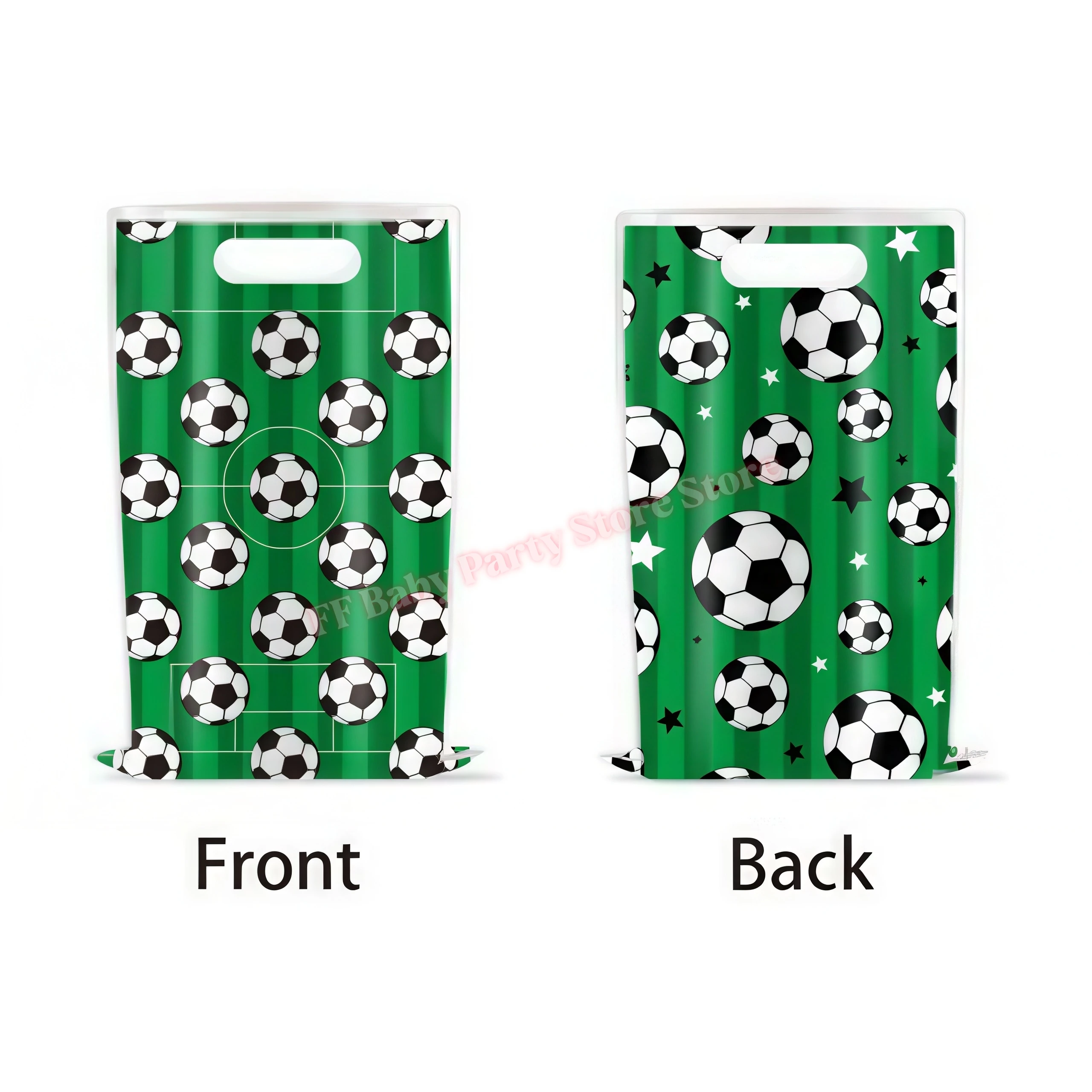 Fußball-Themen-Geschenktüten Fußball-Süßigkeiten-Verpackungsbeutel Handtasche Kinder Jungen Fußball-Match-Partyzubehör Fußball-Geburtstagsparty-Dekoration – Detail 5