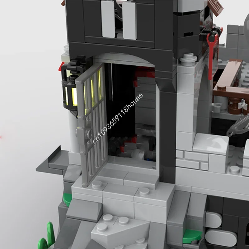 1018 pz MOC Castello Wolfstone Wolfpacked Modello Building Blocks Costruzione Assemblare Idea FAI DA TE Regalo Di Natale Per Bambini Giocattoli Di Compleanno