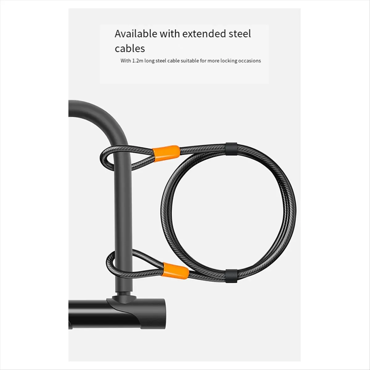 

AD10 Simple Portable Bicycle U-Shaped Lock Anti-Theft Lock Anti-Hydraulic Shear Mountain Bike Riding Equipment Bicycle Lock