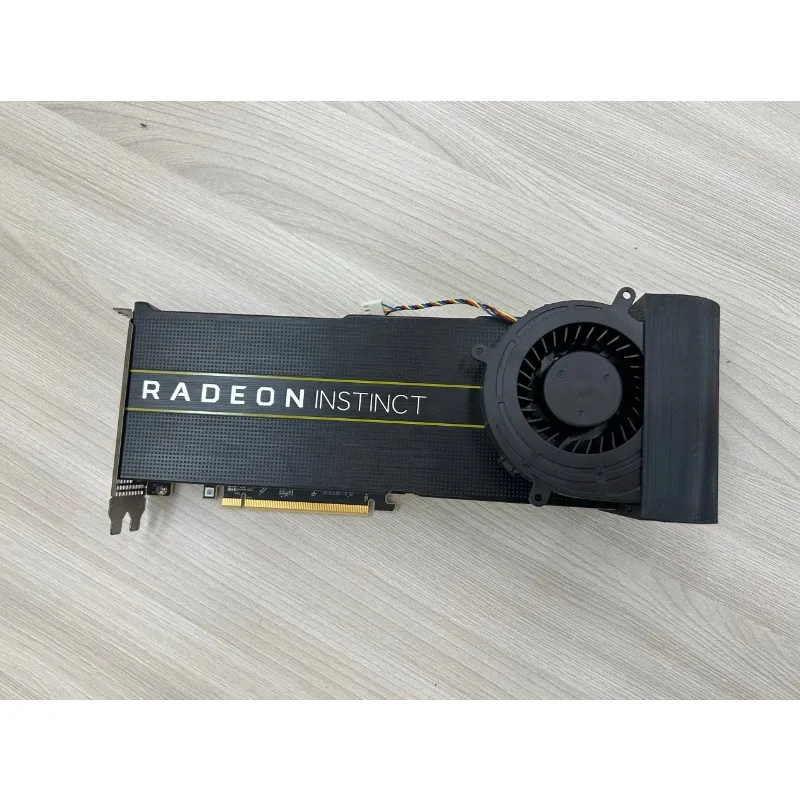 AMD MI25 MI50 MI60 MI100 MI210 s7150 X2 graphics card active cooling fan modification