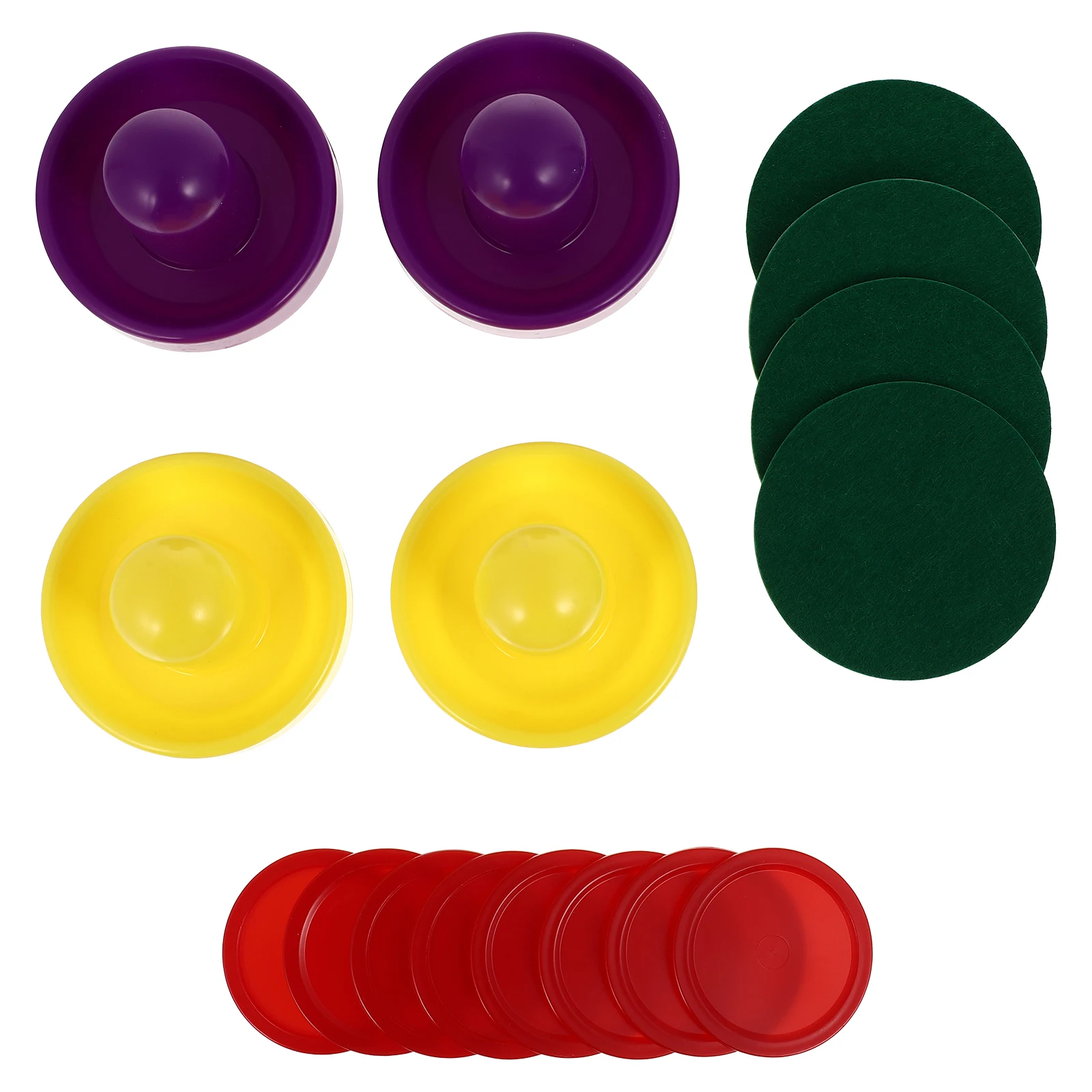 

1Set Air Hockey Pucks Replacement Parts for Mini Table Game Accessories Plastic Pucks Air Hockey Pusher Replacement Accessory