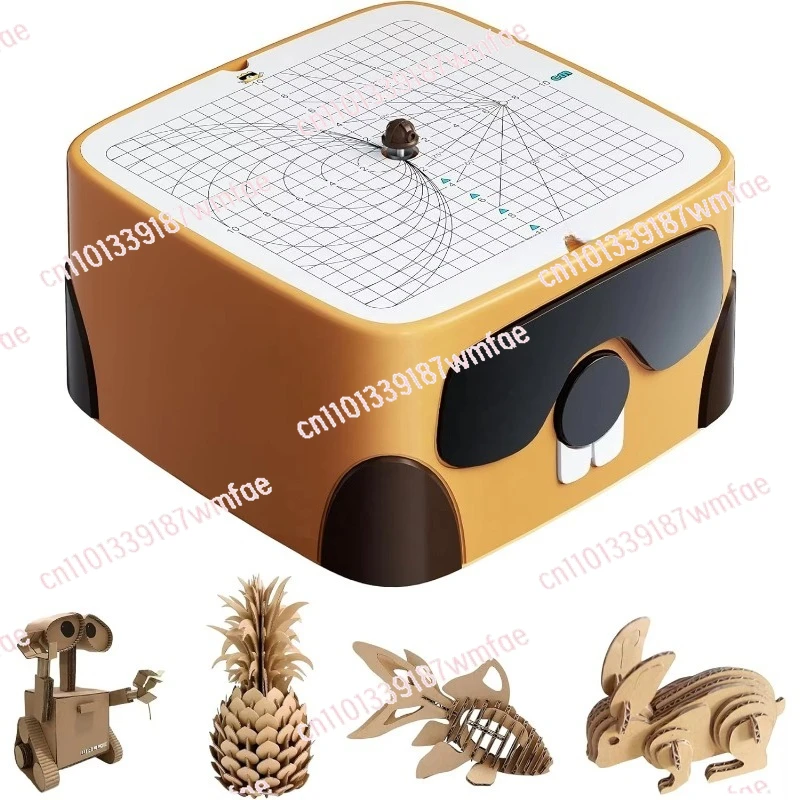C1 paper cutter child safety DIY cardboard 3D model laser engraving machine