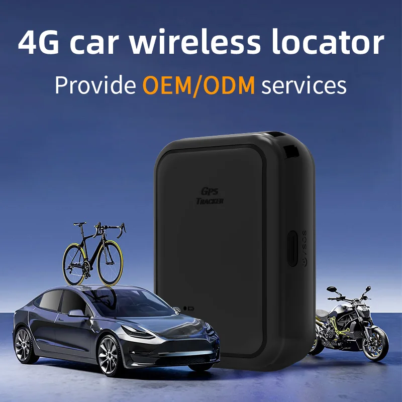 Localizzatore GPS 4G LTE per veicoli Flotta per auto Batteria a lunga durata Magnetico US in tutto il mondo SIM IOS/Android App GSM/GPRS/Beidou