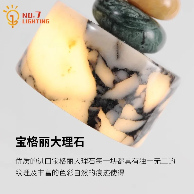 Design italiano de luxo bulari mármore luzes pingente led e27 quarto cabeceira pendurado lâmpada entrada sala estar/jantar sofá lado