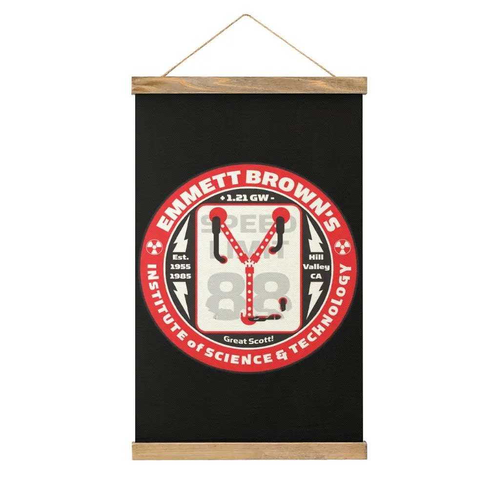 

Emmett Brown S Institute Of Science & Technology Picture Restaurant Craft Decoration Canvas Hanging Picture Vintage Funny Novelt