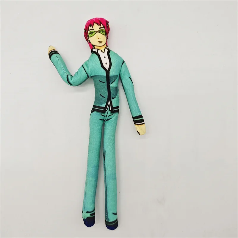 

Нестрактная жизнь Сайки К Сайки Ксуо Косплей Забавный корпус Проволочный скелет Тонкая поворотная форма Очаровательный плюшевый подарок для фанатов