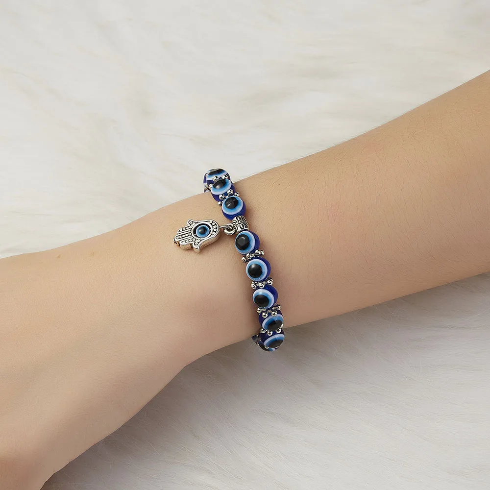 Popular Devil Eye Hand String Butterfly Fatima S Hand Personalized Fashion Birthday Gift Pendant T Rkiye Blue Eye Bracelet