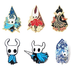 Hollow Knight Funny Cute Enamel Pin Lapel Pins for Backpacks Brooches on Clothes Brooch Gift Game Jewelry Fashion Accessories