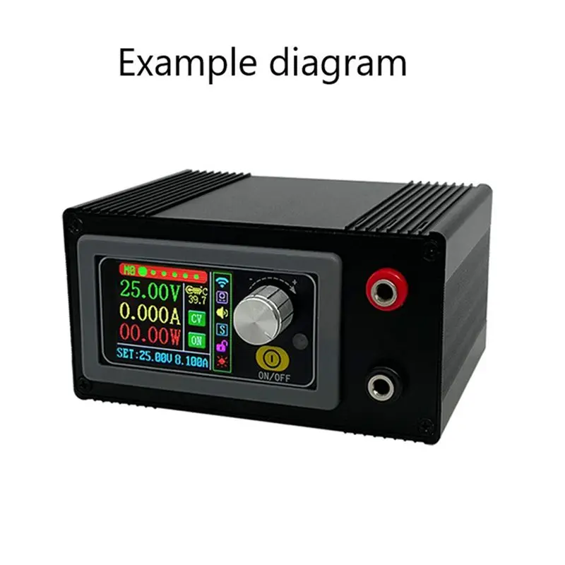 ABKJ-2X Aluminum Alloy Multiple Interfaces DIY Shell Kit For XYH3606 CNC DC Buck Boost Converter, Case And Driver