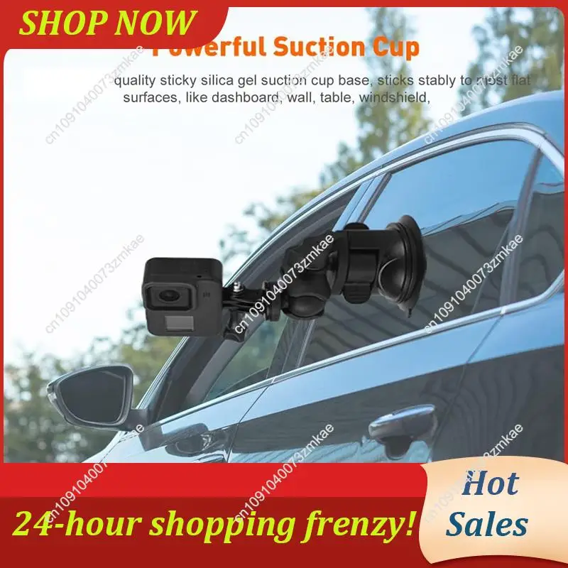 ขายรายวันยานพาหนะ Mount สําหรับกล้องกีฬากระจกรถยนต์ดูดถ้วย Mount สําหรับกล้อง Action Gopro อุปกรณ์เสริม