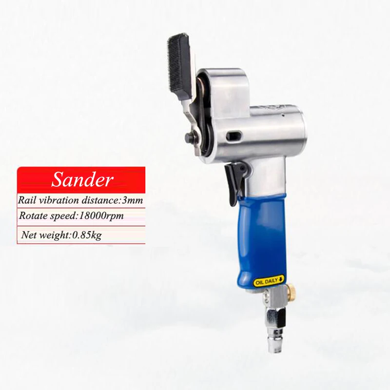 Reciprocating Pneumatic Sand Grinding Machine Air Sander Grinder Polisher Air Polishing Machine With 8 Polishing Plates