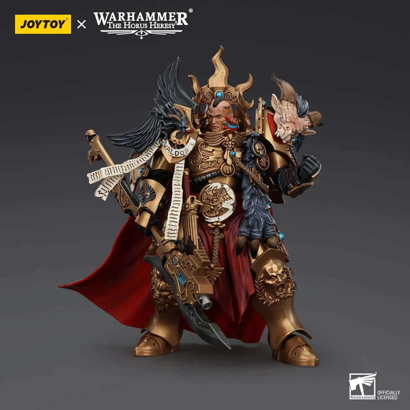 JOYTOY Dark Source Warhammer Horus Rebellion Forbidden Legion JT00942 مارشال قسطنطين والدو موبايل 1:18 نموذج لعبة محمولة