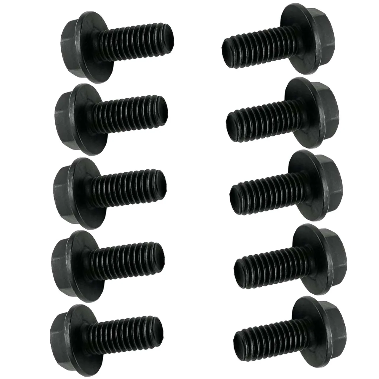 10pcs 8x25mm Steel Reverse Threaded Screw Fastener For 255 Aluminum Cutting Machine 10 Inch Disc Secure Anti Slip Installation