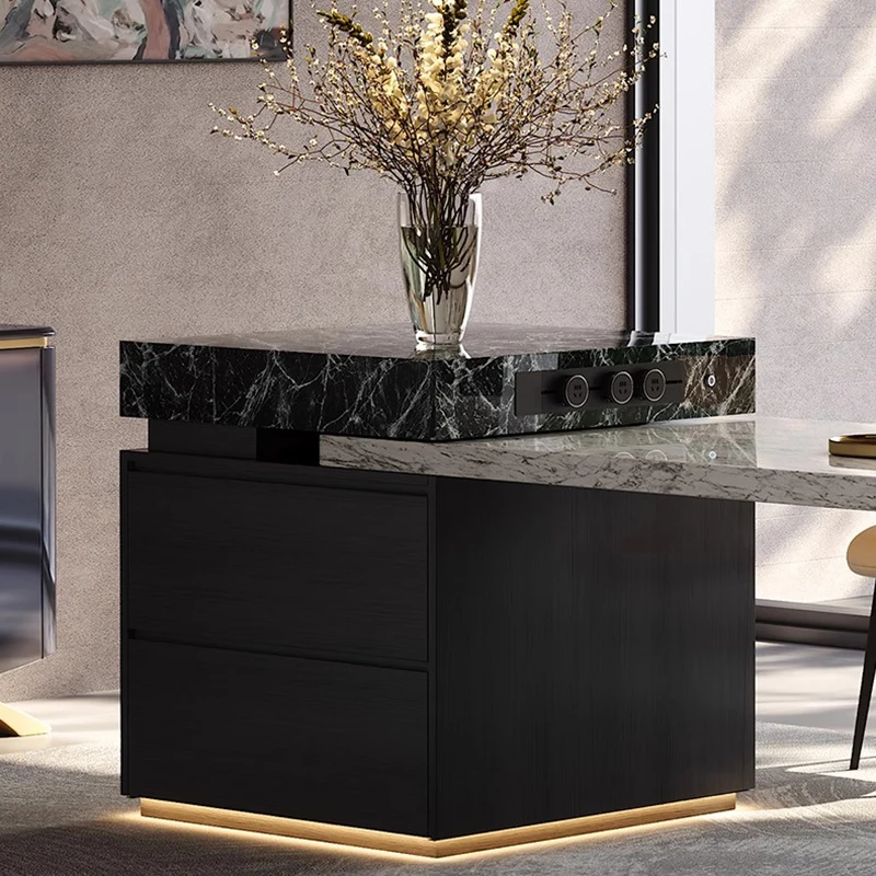 Islas De Cocina móviles De diseño con mesa De comedor, muebles De Isla De Cocina clásicos italianos elegantes De primera calidad