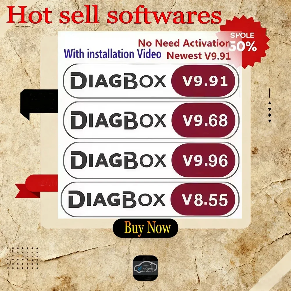 2025 Diagbox V9.96 Car Diagnostic Tool ALL in 1 for Citroen/Peugeot 9 Languages Free Update OBD2 Scanner ECU Compatible
