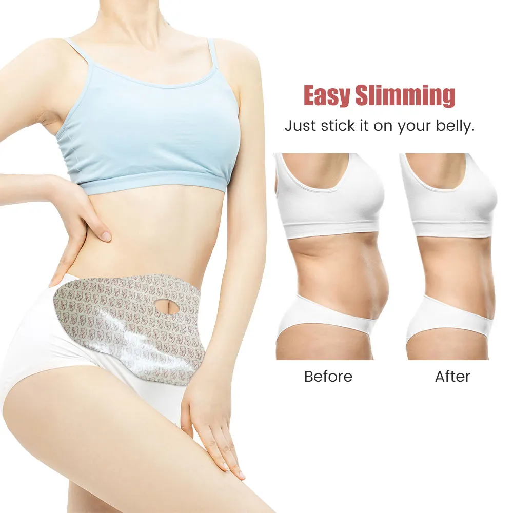 Slimming Body Shaping Paste Tightens Belly Shaping Paste Lazy Belly Button Paste Body Care Abdomen Treatment Patch Weight Lose