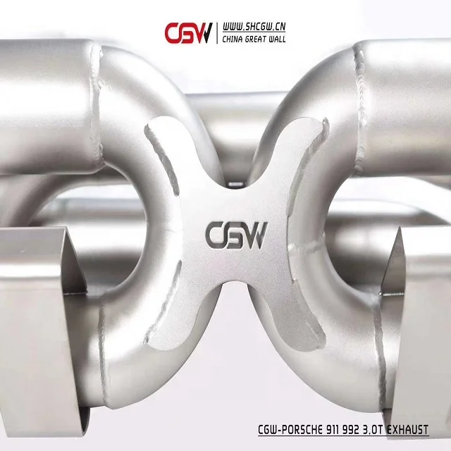 Wild Sound Stainless Steel Valvetronic Full System Exhaust Muffler Catback Tips for  992 3.0T 2020 - view 6