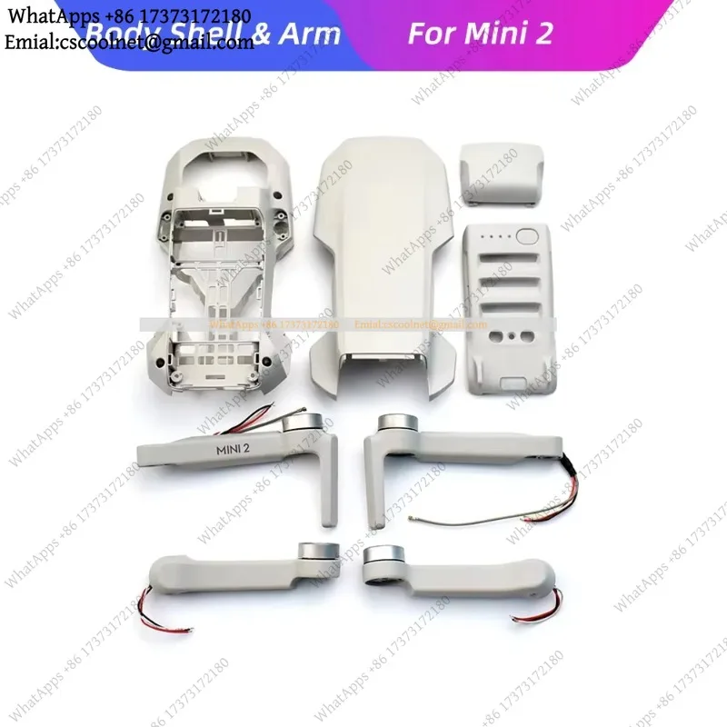 Original Upper Shell For DJI Mini 2 Body Shell Replacement Motor Arm Middle Frame Battery Cover For Mini2 Parts