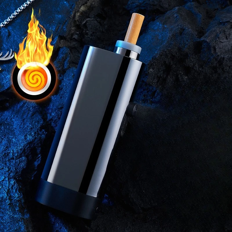 Car Ashtray, One-click Ignition Cigarette Lighter for Smoking in The Car, Free of Bullets and Anti-fly Ash