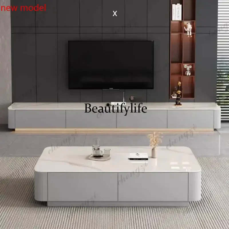 N138Classic Unique Tv Cabinet Custom Simple Corner Long Floor Tv Stands Luxury Modern Storage Mueble Televisor Furniture For Hom