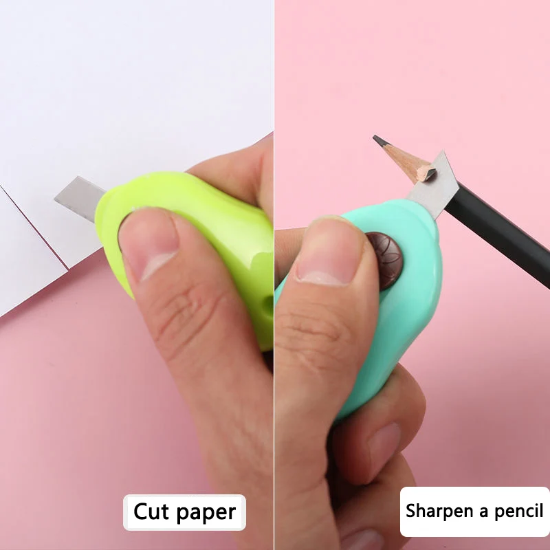 لطيف الغيوم سكين Kawaii الفن القاطع سكين طالب الفن لوازم أدوات القرطاسية اللوازم المدرسية صندوق صغير القاطع