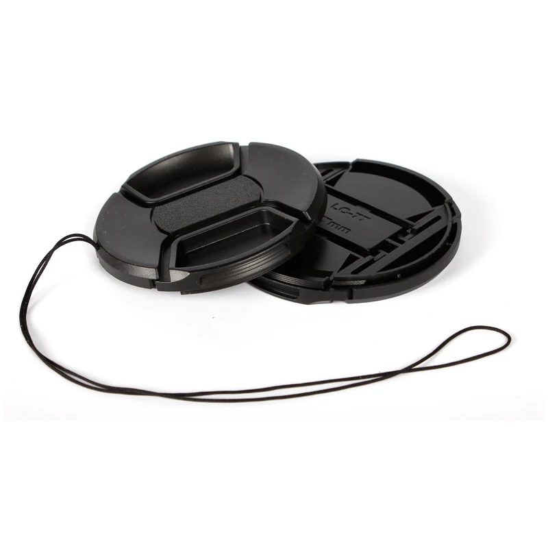 10 ชิ้น/ล็อต 72mm center pinch Snap-on ฝาครอบสำหรับกล้อง 72 มม.เลนส์