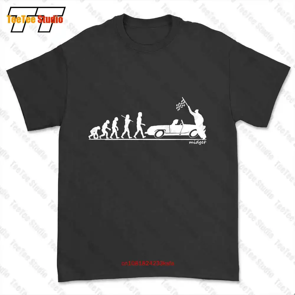 Evolution Of Chequered Flag Classic Car Mg Midget T-shirt Tee 300Z