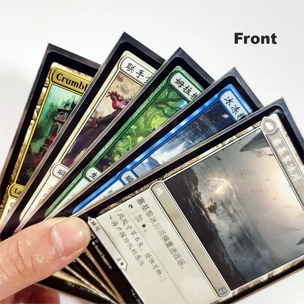 60PCS TCG/PKM/MTG Card Sleeves Japanese Artwork The Great Wave off Kanagawa Covers Color Protector Standard Cards Shield