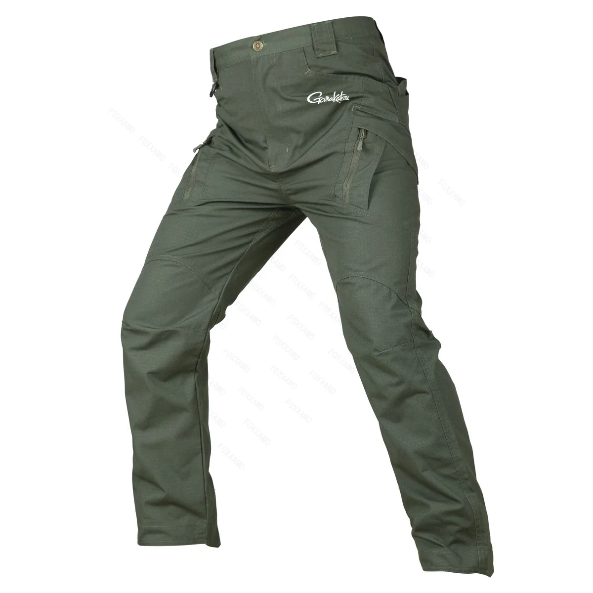 

GAMAKATSU Spring/Summer Waterproof Fishing Pants Tactical Mountaineering Training Clothes Multi Pocket Hunting Tactical Pants