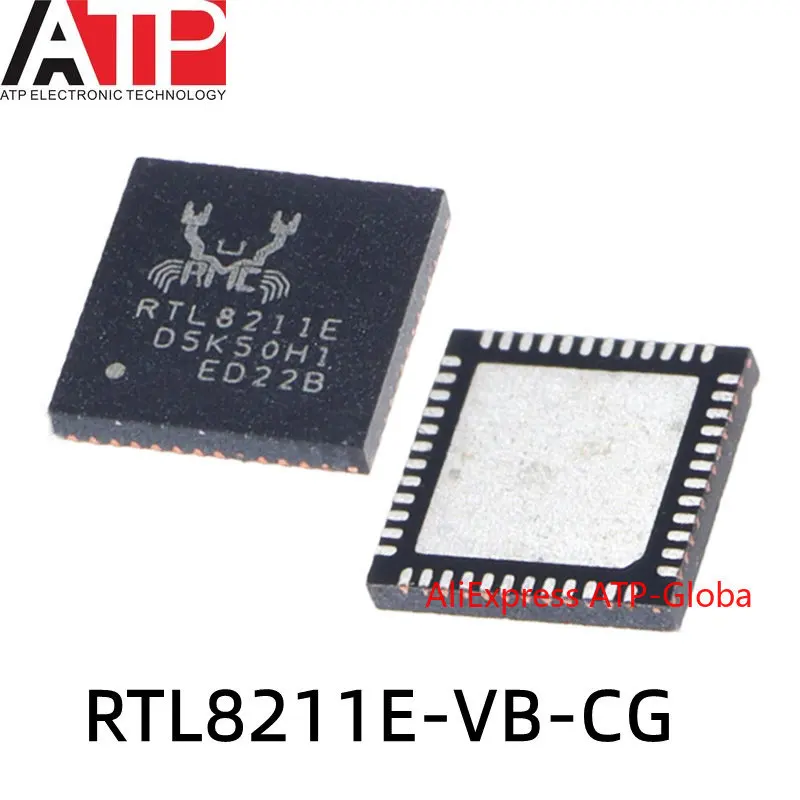 10Pieces RTL8211E-VB-CG QFN-48 RTL8211E Original inventory of integrated chip ICs