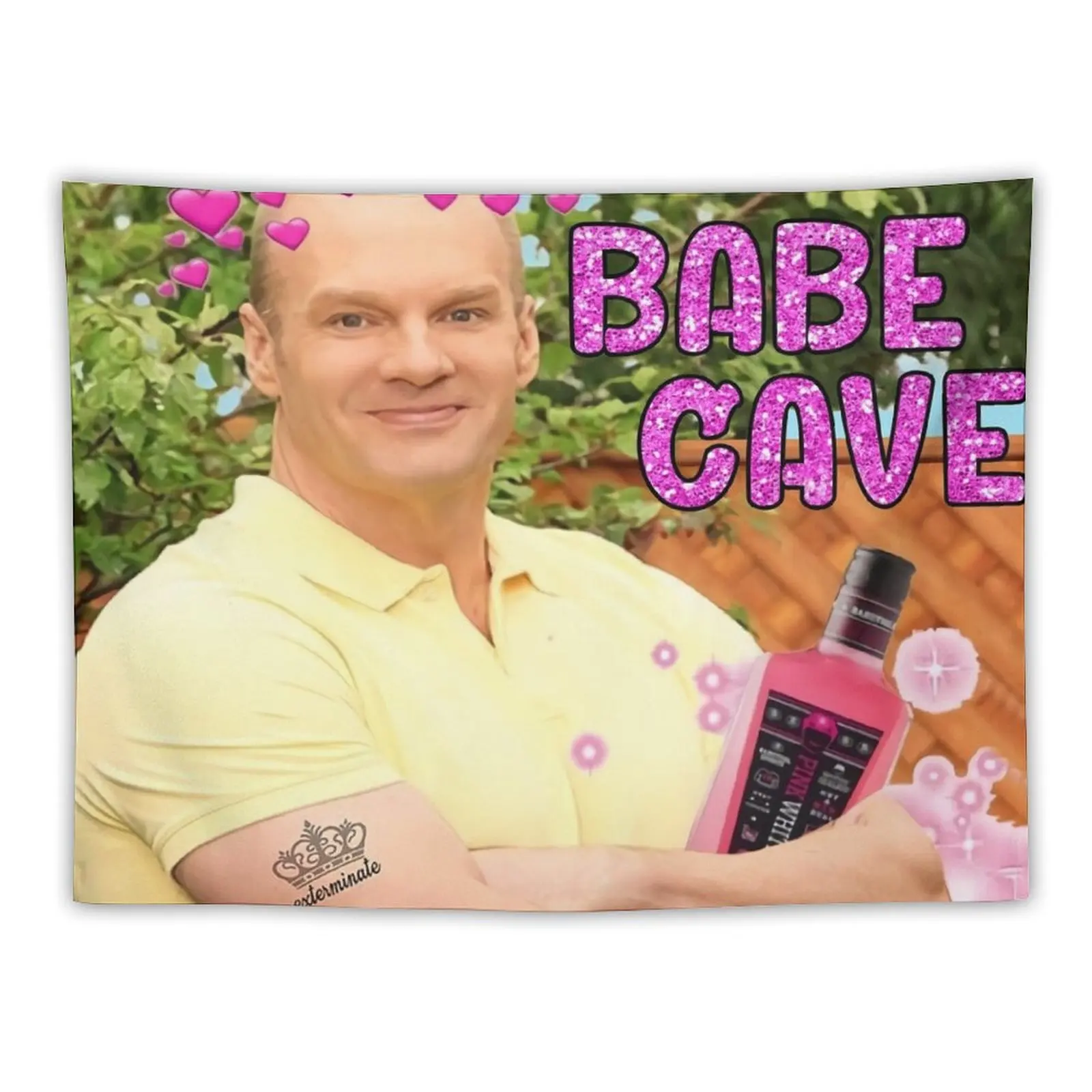 Bob Duncan Wow Party Ready Bob Is Babe Cave Tapestry Decorative Wall Murals Decorative Paintings Tapestry