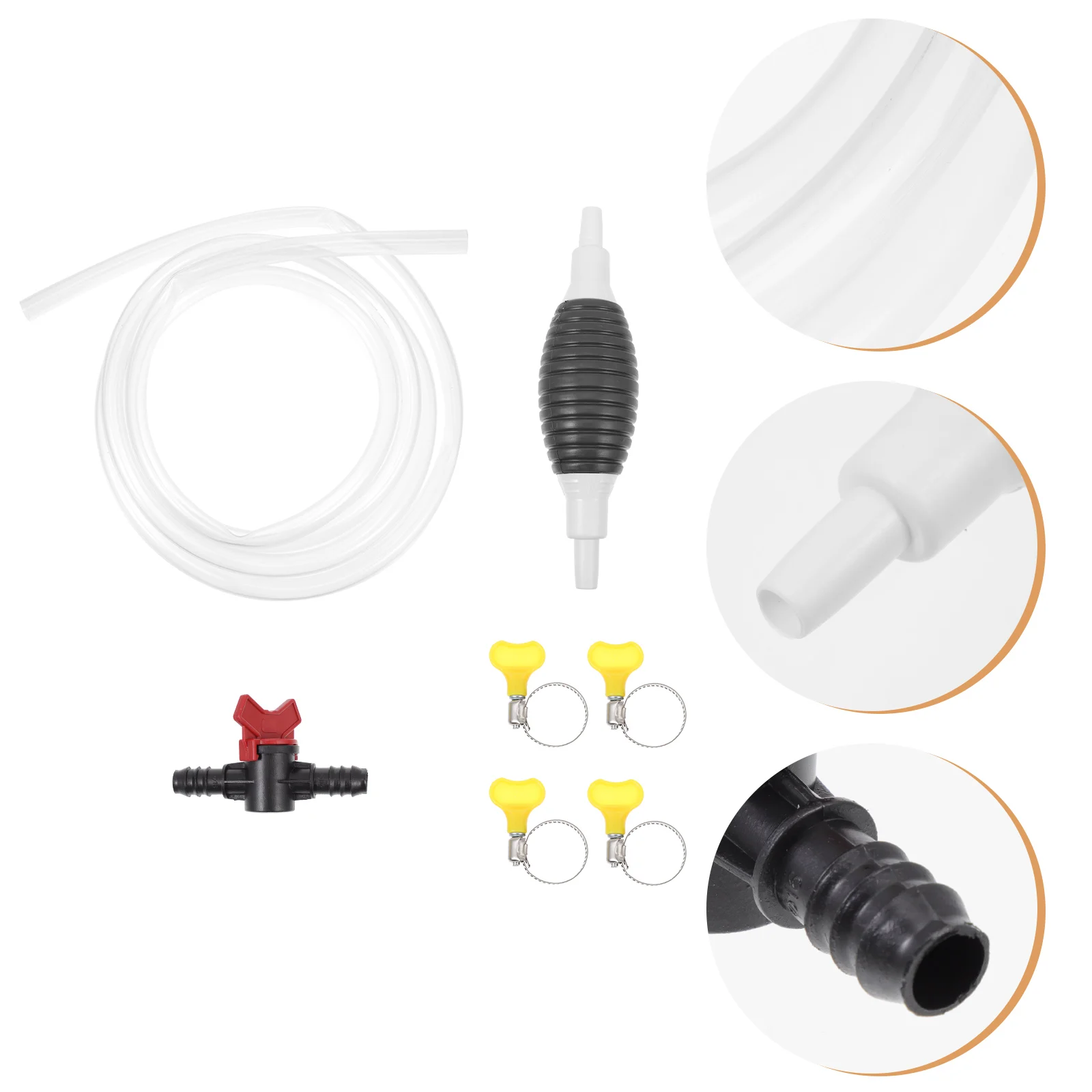 

1 Set Manual Fuel Transfer Siphon Pump For Diesel Water Oil Car Accessories Hand Pump Portable Device (Assorted Color)
