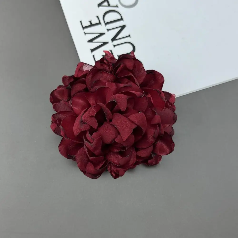 Fashion Multi-layer Large Flower Brooch Handmade Fabric Lapel Pins Jewelry Accessories Suit Sweater Coat Brooches Party