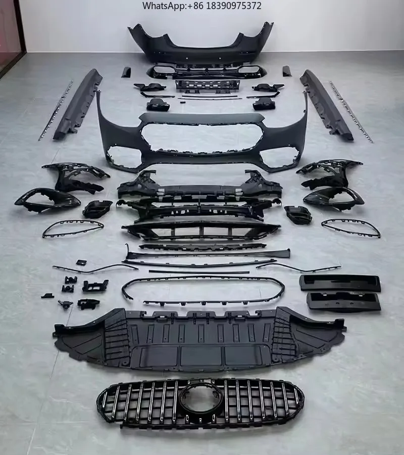 Suitable for S-class W223 Upgrade to S63 Style Car Bodykit Convert Bumpers Grill Exhaust Diffuser Set