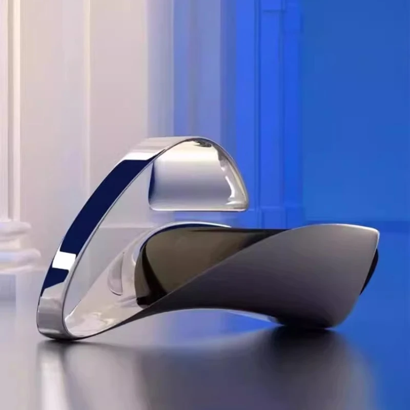 

Nordic Modern Designer FRP Electroplating Back Chair Model Room Lobby Reception Leisure Chair