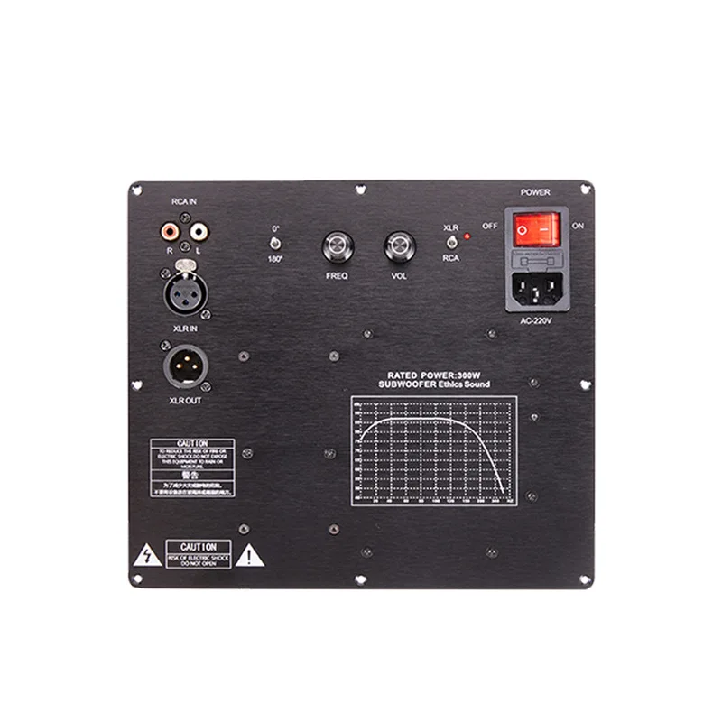 TPA3255 300W power Amplifier Board for active speakers speaker for subwoofer RCA / XLR Input AC-220V amp board