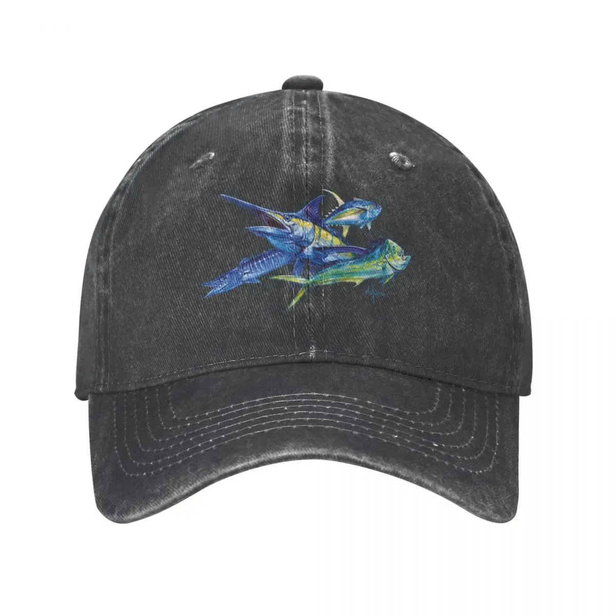 Offshore Cowboy Hat Beach Bag Sports Cap black funny hat Female Men's