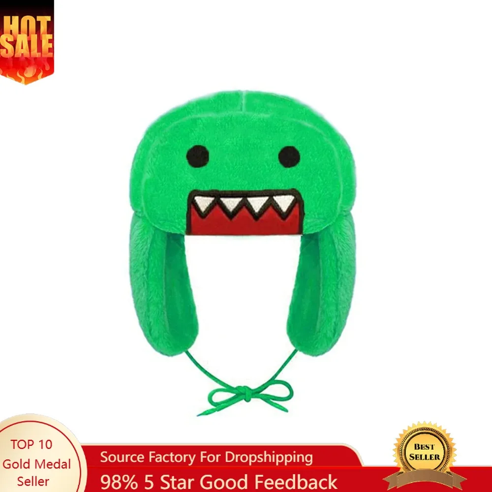 

Blue Brown Green Winter Warm Hat Ushanka Hat Cute Winter Hat for Boys Girls Kids Cartoon Anime Cap Gorras