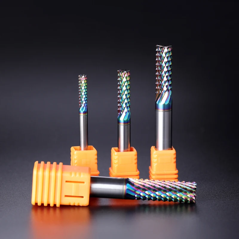 Imagem -02 - Weitol Carbide Corn Dentes End Mill Pcb Milling Bits Cimento Board Router Bit para Máquinas-ferramentas de Gravação
