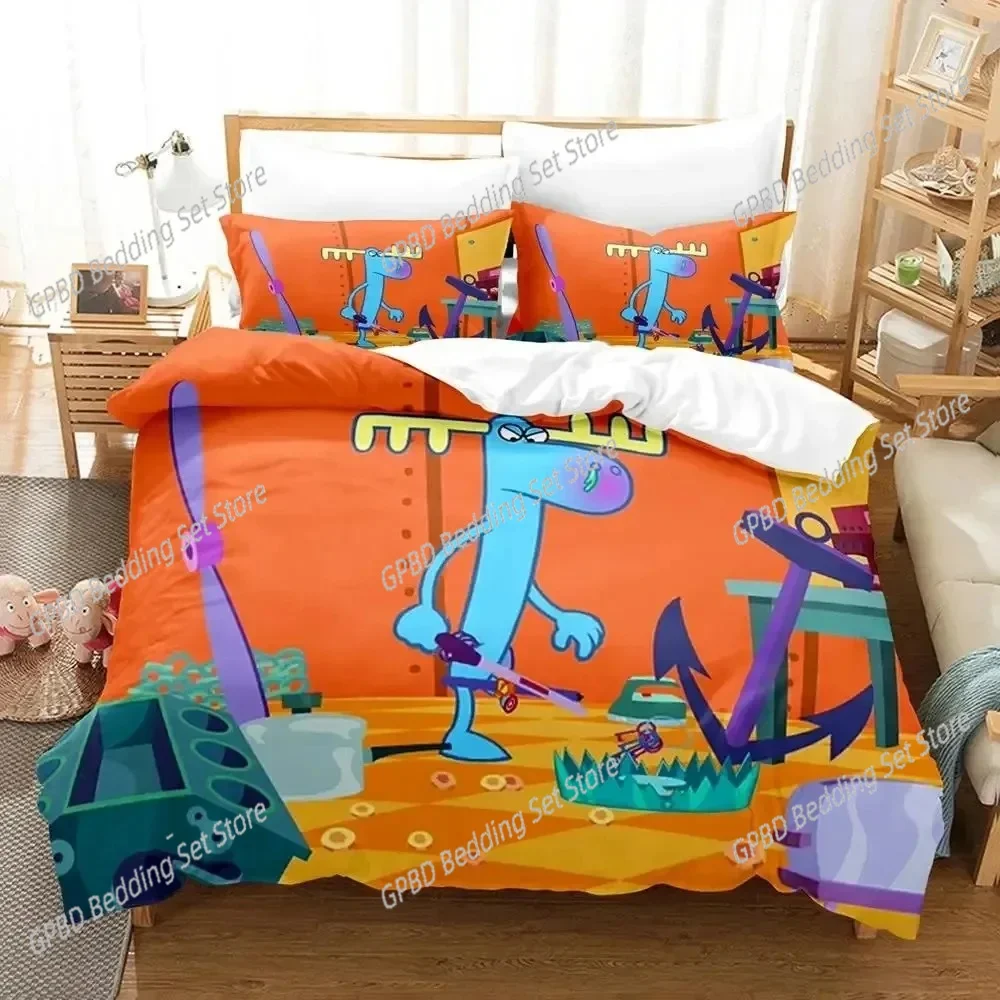 Cartoon Happy Tree Friends Comfortable Duvet Quilt Cover Pillowcase Bedding Set Children Bedroom Decoration Home Textile