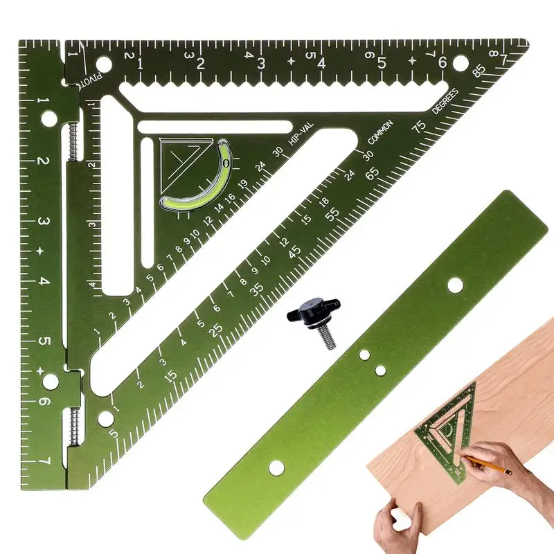 Innovative Rafter Square Tool Multi-purpose Square Tool Carpentry Squares Right Angle Ruler Multifunctional Rafter Square