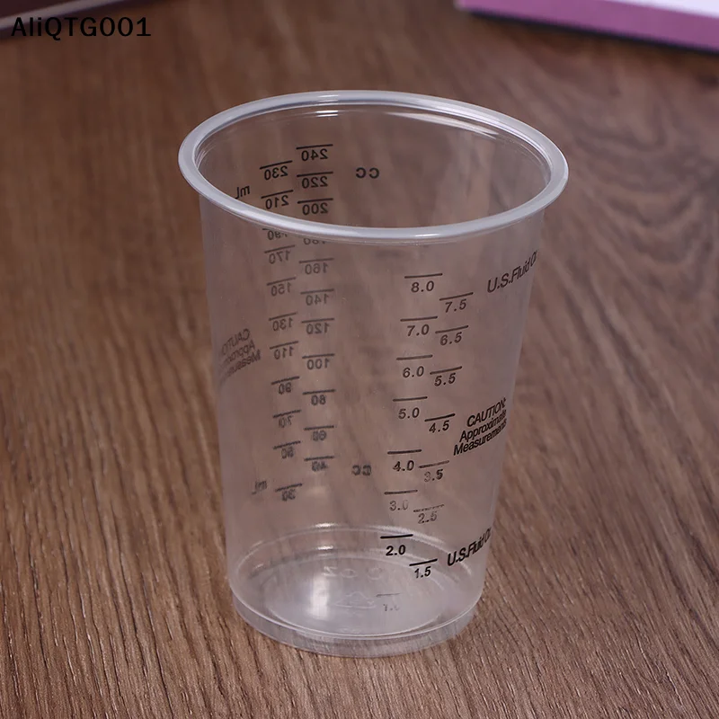 

10Pcs 8oz Disposable Plastic Measuring Cups for Precise Resin And Paint Mixing Epoxy Resin Mixing Cups