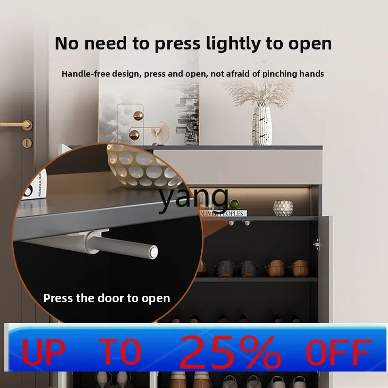 

LHH shoe cabinet, seat and stool integrated light luxury entrance entrance locker storage cabinet