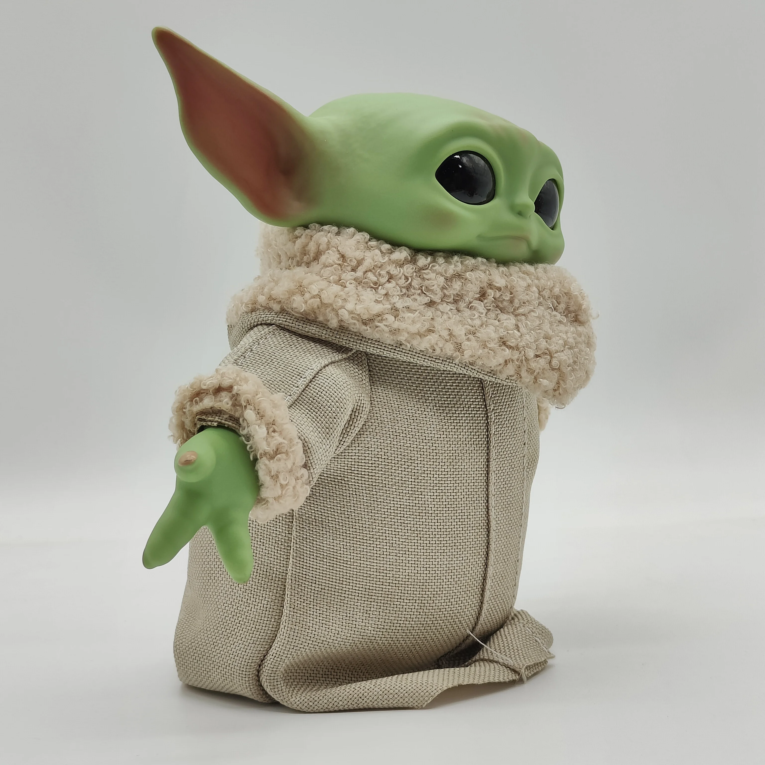 Star Wars Mandalorian The Child Baby Yoda Plush Action Figure Toys Real clothes Doll Colletion Model view 3
