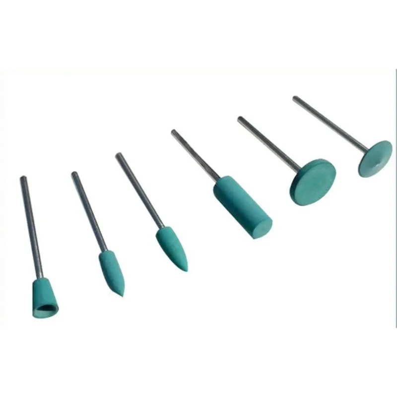 Rubber Polishing Wheels Jewellery Buffing Abrasive Wheel 2.35 Shank Multi Purpose Grinding Head Kit Jewelry Tools