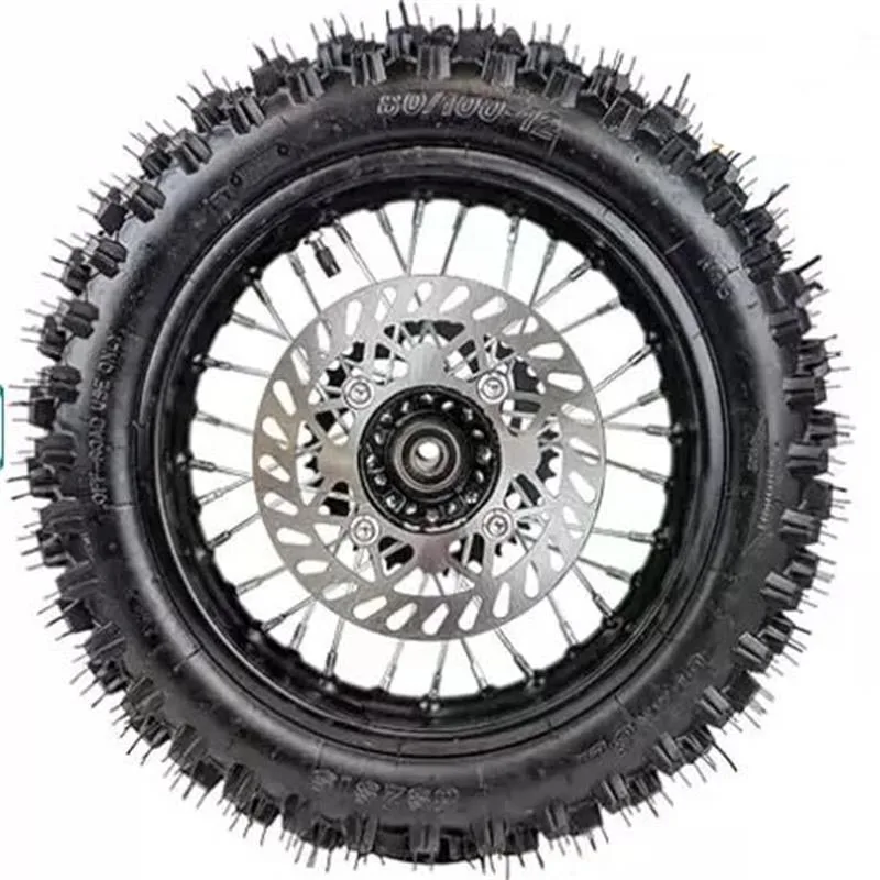 

Motorcycle 80/100-12-inch rims And Tires 90/100-14-inch Wheels With Sprockets And Brake Discs (12-inch and 14-inch) 15 mm Shaft