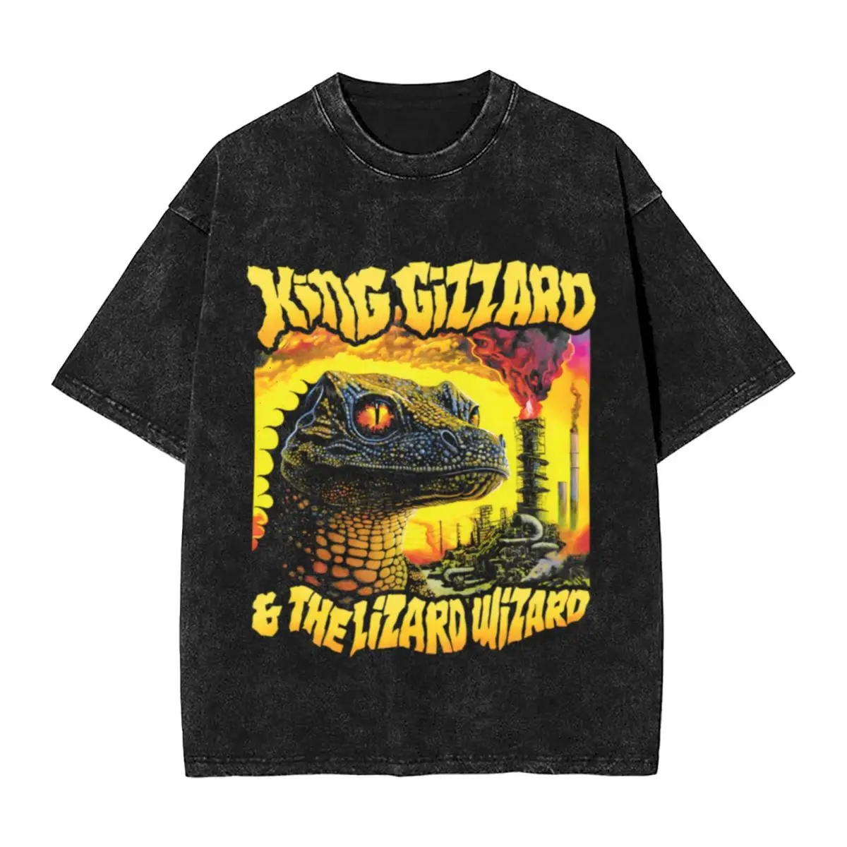 King Gizzard And The Lizard Wizard Camisetas clásicas y elegantes de gran tamaño vintage
