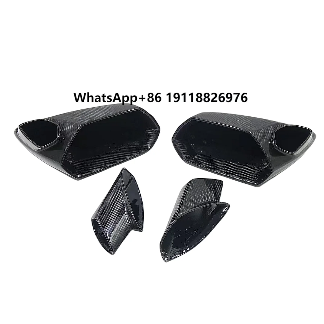 

Dry Carbon Fiber Car Rearview Mirror Bright Black Rearview Mirror Cover for Lamborghini Aventador LP700 Side Mirror