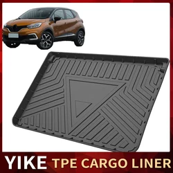 For Renault Captur J87 2013-2019 Auto Car Cargo Liner All-Weather TPE Non-slip Trunk Mats Boot Tray Carpet Interior Accessories