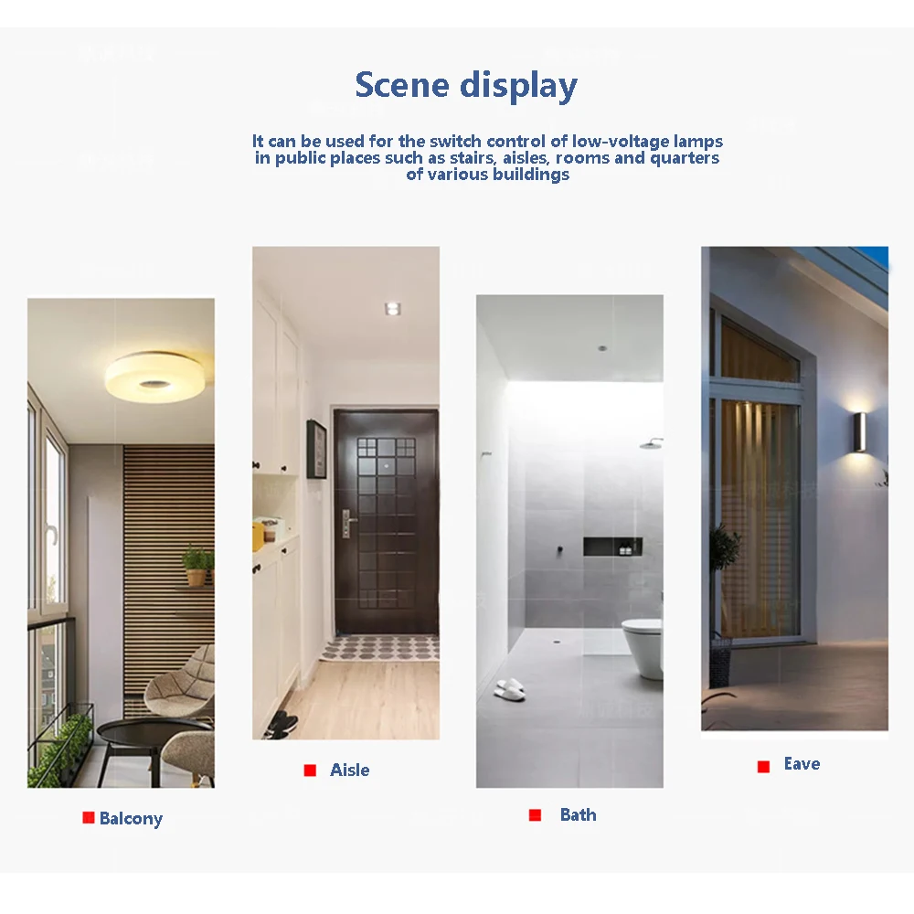 AC100-240V E27 Screw Socket With PIR Sensor Smart Lamp Base 10s-5min Adjustable Delay 3-2000LUX Photosensitive Adjustable